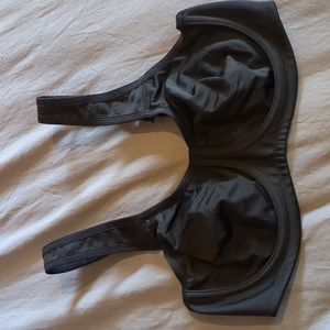 34D Syrokan Max Control High Impact Underwire Sports Bra in black